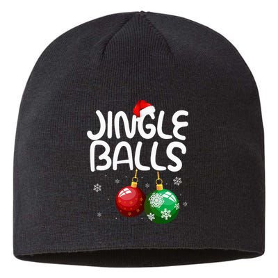 Jingle Balls Tinsel Tits Funny Christmas Couples Matching Sustainable Beanie