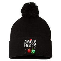 Jingle Balls Tinsel Tits Funny Christmas Couples Matching Pom Pom 12in Knit Beanie