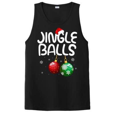 Jingle Balls Tinsel Tits Funny Christmas Couples Matching PosiCharge Competitor Tank