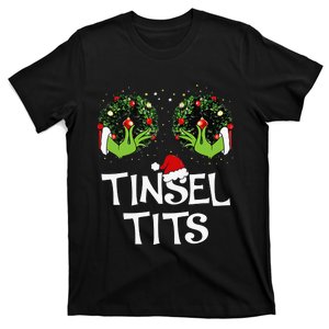 Jingle Balls Tinsel Tits Couples Christmas Matching Couple T-Shirt