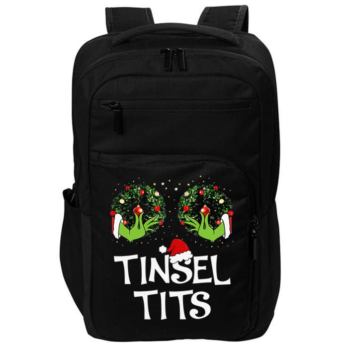 Jingle Balls Tinsel Tits Couples Christmas Matching Couple Impact Tech Backpack