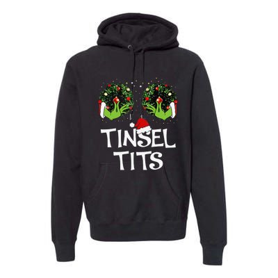 Jingle Balls Tinsel Tits Couples Christmas Matching Couple Premium Hoodie