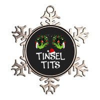 Jingle Balls Tinsel Tits Couples Christmas Matching Couple Metallic Star Ornament