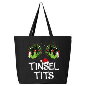 Jingle Balls Tinsel Tits Couples Christmas Matching Couple 25L Jumbo Tote