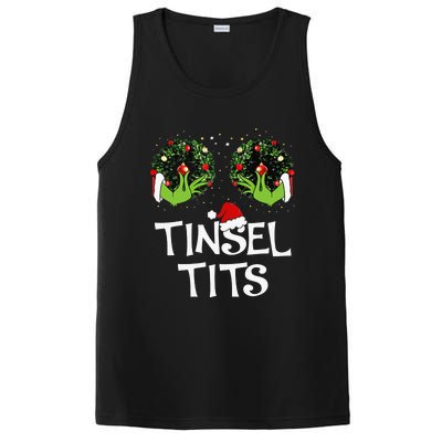 Jingle Balls Tinsel Tits Couples Christmas Matching Couple PosiCharge Competitor Tank