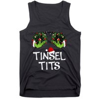 Jingle Balls Tinsel Tits Couples Christmas Matching Couple Tank Top