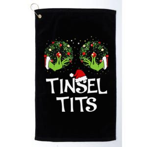 Jingle Balls Tinsel Tits Couples Christmas Matching Couple Platinum Collection Golf Towel