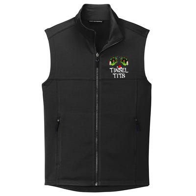 Jingle Balls Tinsel Tits Couples Christmas Matching Couple Collective Smooth Fleece Vest