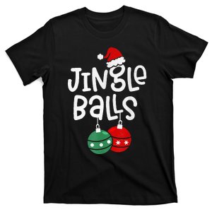 Jingle Balls Tinsel Tits Matching Chestnuts Christmas Couple T-Shirt