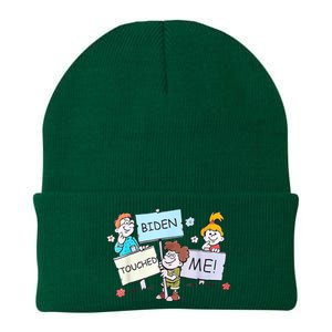 Joe Biden Touched Me Funny Biden Knit Cap Winter Beanie