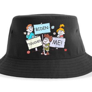 Joe Biden Touched Me Funny Biden Sustainable Bucket Hat