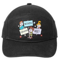 Joe Biden Touched Me Funny Biden 7-Panel Snapback Hat