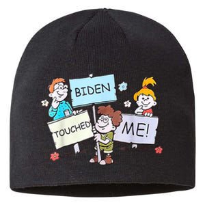 Joe Biden Touched Me Funny Biden Sustainable Beanie