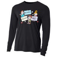 Joe Biden Touched Me Funny Biden Cooling Performance Long Sleeve Crew