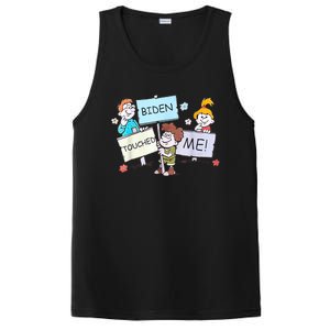 Joe Biden Touched Me Funny Biden PosiCharge Competitor Tank