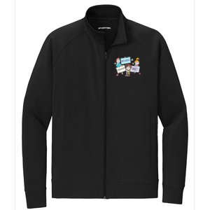 Joe Biden Touched Me Funny Biden Stretch Full-Zip Cadet Jacket