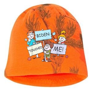 Joe Biden Touched Me Funny Biden Kati - Camo Knit Beanie