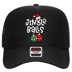 Jingle Balls Tinsel Tits Funny Matching Couple Chestnuts High Crown Mesh Back Trucker Hat