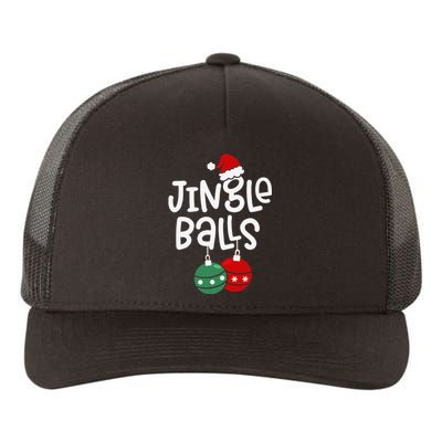 Jingle Balls Tinsel Tits Funny Matching Couple Chestnuts Yupoong Adult 5-Panel Trucker Hat