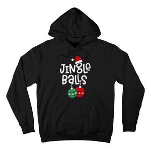 Jingle Balls Tinsel Tits Funny Matching Couple Chestnuts Hoodie