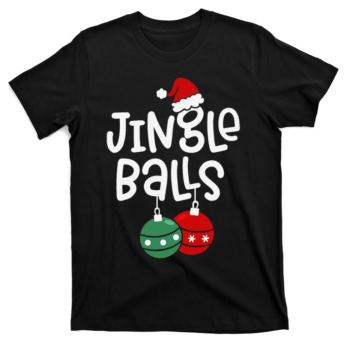 Jingle Balls Tinsel Tits Funny Matching Couple Chestnuts T-Shirt