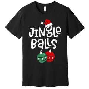 Jingle Balls Tinsel Tits Funny Matching Couple Chestnuts Premium T-Shirt