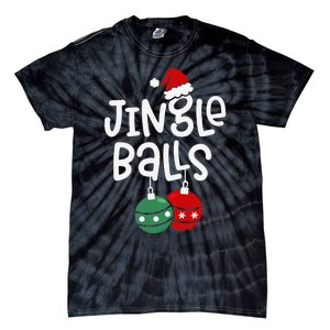 Jingle Balls Tinsel Tits Funny Matching Couple Chestnuts Tie-Dye T-Shirt