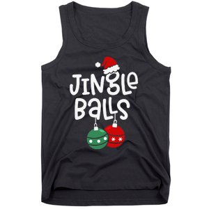 Jingle Balls Tinsel Tits Funny Matching Couple Chestnuts Tank Top