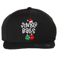 Jingle Balls Tinsel Tits Funny Matching Couple Chestnuts Wool Snapback Cap