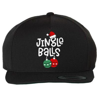 Jingle Balls Tinsel Tits Funny Matching Couple Chestnuts Wool Snapback Cap