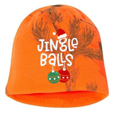 Jingle Balls Tinsel Tits Funny Matching Couple Chestnuts Kati - Camo Knit Beanie