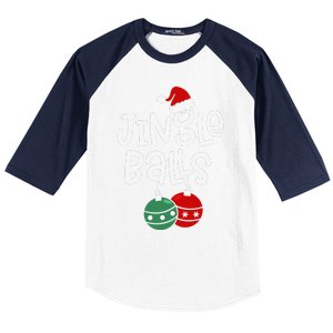 Jingle Balls Tinsel Tits Funny Matching Couple Chestnuts Baseball Sleeve Shirt