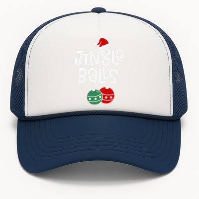 Jingle Balls Tinsel Tits Funny Matching Couple Chestnuts Trucker Hat