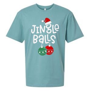 Jingle Balls Tinsel Tits Funny Matching Couple Chestnuts Sueded Cloud Jersey T-Shirt