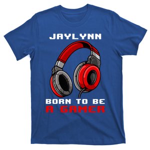 Jaylynn Born To Be A Gamer Personalized Gift T-Shirt