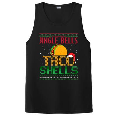 Jingle Bell Taco Shells Christmas Mexican Png Gift PosiCharge Competitor Tank