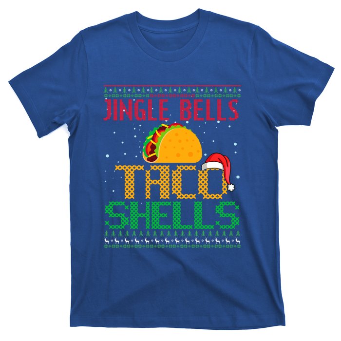 Jingle Bell Taco Shells Christmas Mexican Png Gift T-Shirt