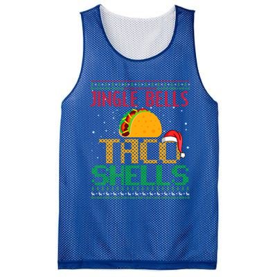 Jingle Bell Taco Shells Christmas Mexican Png Gift Mesh Reversible Basketball Jersey Tank