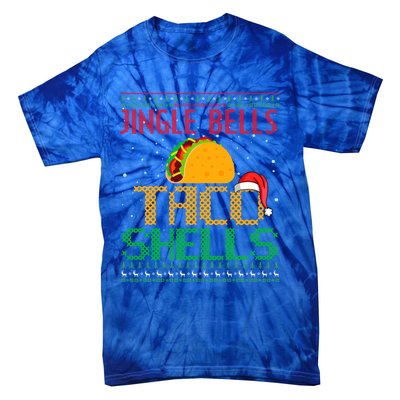 Jingle Bell Taco Shells Christmas Mexican Png Gift Tie-Dye T-Shirt