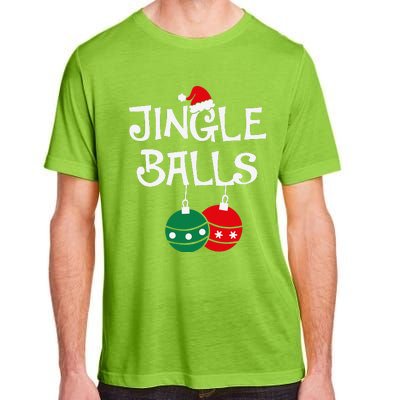 Jingle Balls Tinsel Tits Chestnuts Christmas Couple Matching Adult ChromaSoft Performance T-Shirt