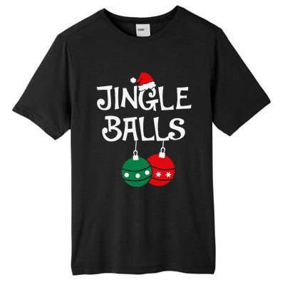 Jingle Balls Tinsel Tits Chestnuts Christmas Couple Matching Tall Fusion ChromaSoft Performance T-Shirt