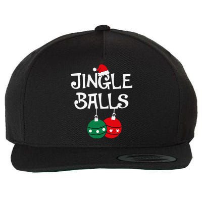 Jingle Balls Tinsel Tits Chestnuts Christmas Couple Matching Wool Snapback Cap