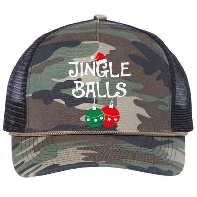 Jingle Balls Tinsel Tits Chestnuts Christmas Couple Matching Retro Rope Trucker Hat Cap