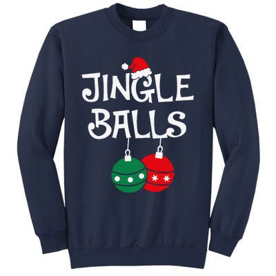 Jingle Balls Tinsel Tits Chestnuts Christmas Couple Matching Sweatshirt