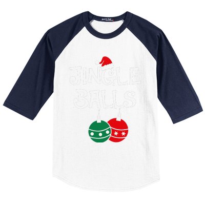 Jingle Balls Tinsel Tits Chestnuts Christmas Couple Matching Baseball Sleeve Shirt