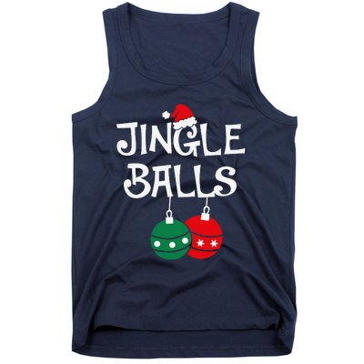 Jingle Balls Tinsel Tits Chestnuts Christmas Couple Matching Tank Top