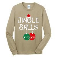 Jingle Balls Tinsel Tits Chestnuts Christmas Couple Matching Tall Long Sleeve T-Shirt