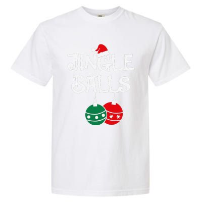 Jingle Balls Tinsel Tits Chestnuts Christmas Couple Matching Garment-Dyed Heavyweight T-Shirt