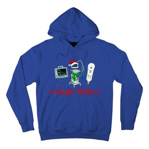 Jingle Bell Telemetry Nurse Christmas Crew Tele Tech Xmas Hoodie