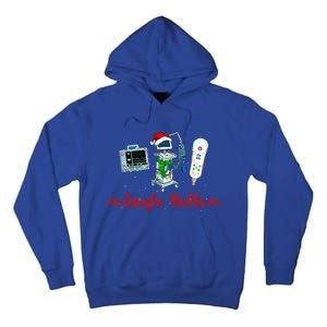 Jingle Bell Telemetry Nurse Christmas Crew Tele Tech Xmas Tall Hoodie